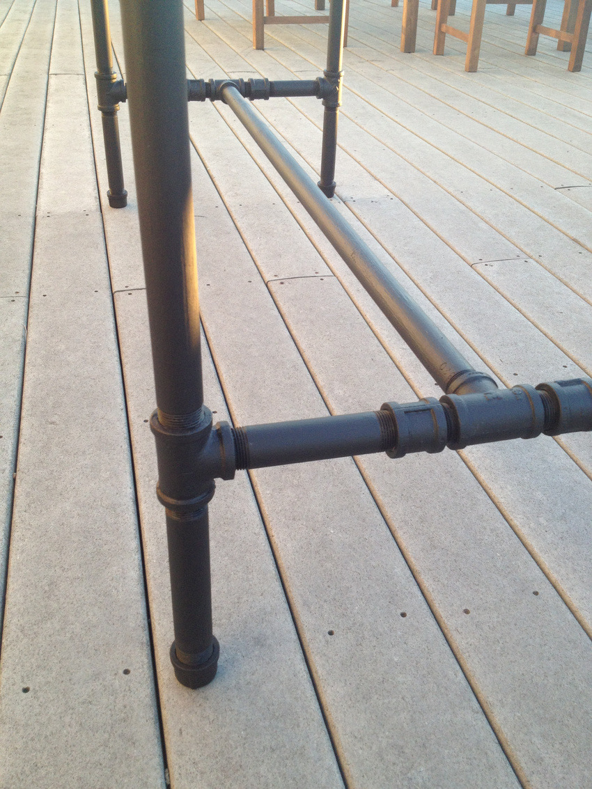 Steel Pipe Standing Desk  jessicaspacekat